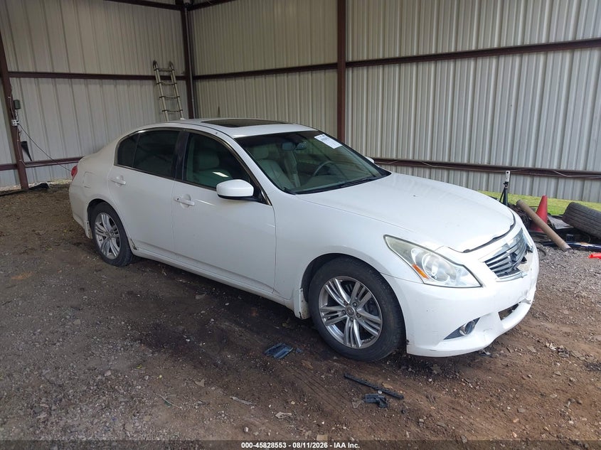 2010 Infiniti G37 VIN JN1CV6AP4AM202012 IAAI salvage auction — FRONT END, Salvage (Georgia), sold $550 on 2026-10-02 (photo 1)