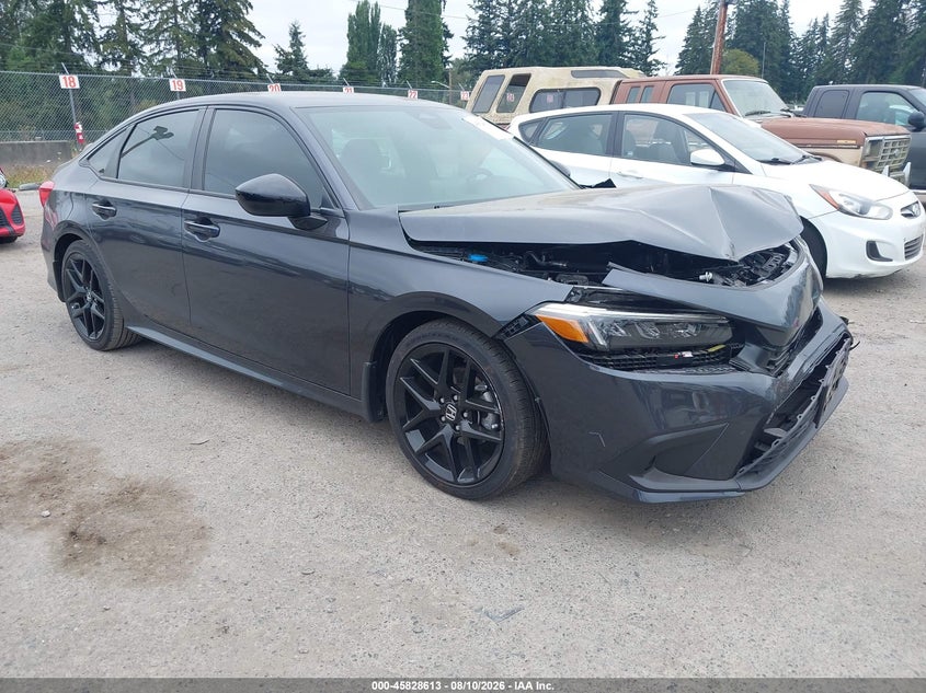 2022 Honda Civic VIN 2HGFE2F54NH589116 — IAAI salvage auction photo