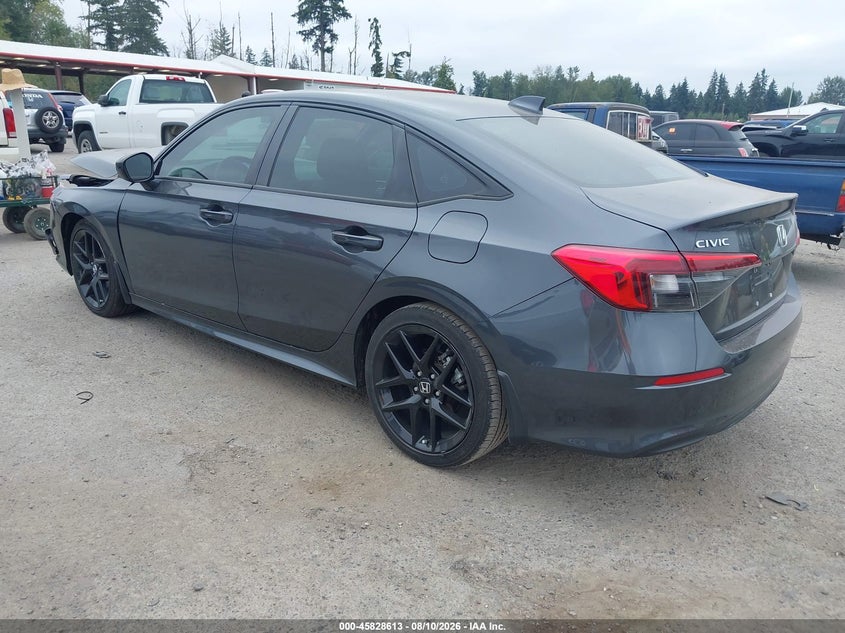 2022 Honda Civic VIN 2HGFE2F54NH589116 IAAI salvage auction — FRONT END, Salvage Title, sold $7,800 on 2026-08-22 (photo 3)