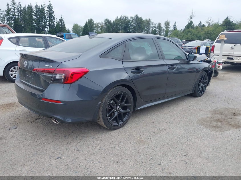 2022 Honda Civic VIN 2HGFE2F54NH589116 IAAI salvage auction — FRONT END, Salvage Title, sold $7,800 on 2026-08-22 (photo 4)