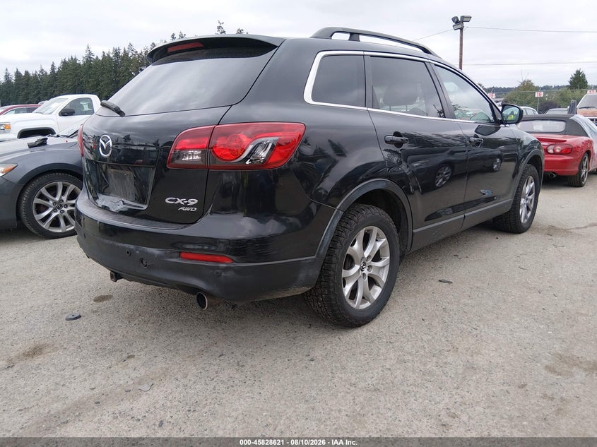 2014 Mazda Cx-9 VIN JM3TB3CV5E0428127 IAAI salvage auction — REAR END, Bill Of Sale (Washington), sold $1,600 on 2026-09-02 (photo 4)