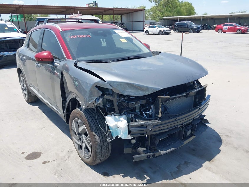 2026 Nissan Kicks VIN 3N8AP6CE6TL386512 IAAI salvage auction — FRONT END, Salvage Title, sold $7,150 on 2026-10-07 (photo 1)