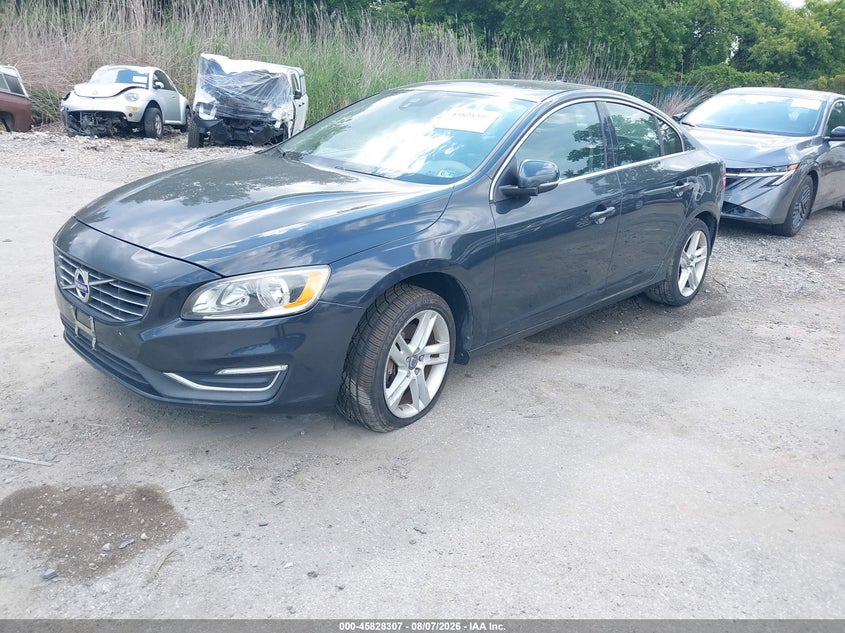2014 Volvo S60 VIN YV1612FH1E1289918 IAAI salvage auction — NORMAL WEAR, Salvage Title, sold $250 on 2026-08-13 (photo 2)