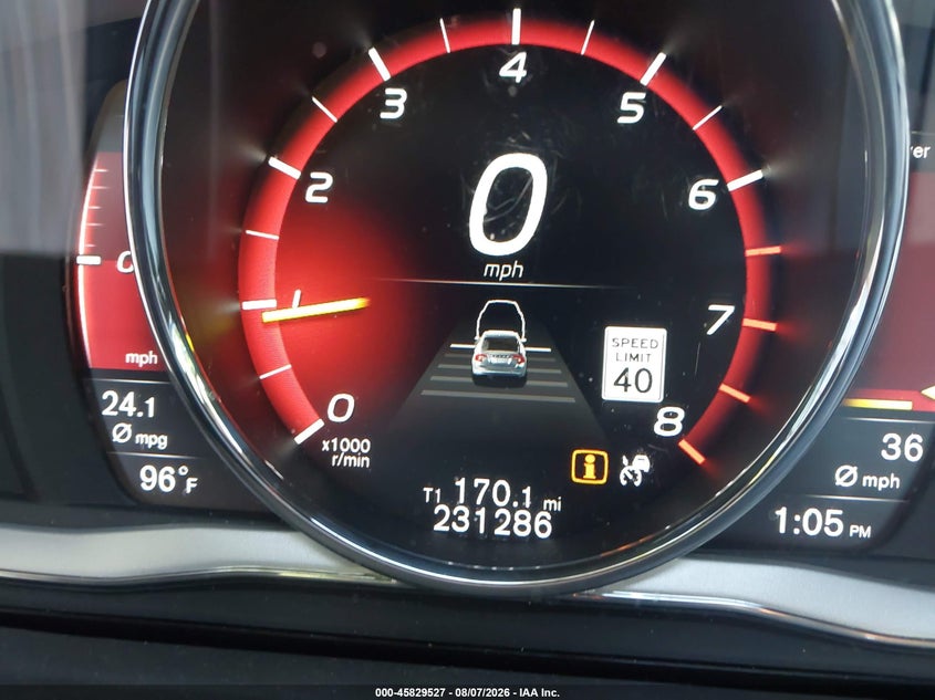 2017 Volvo S60 cross country VIN YV440MUM4H2004765 IAAI salvage auction — NORMAL WEAR, Salvage Title, sold $975 on 2026-08-19 (photo 7)