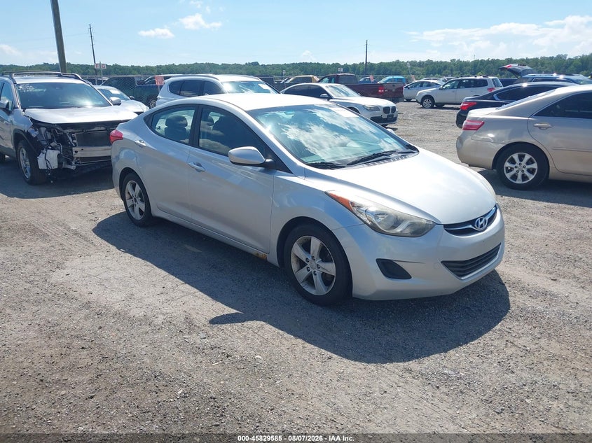 2013 Hyundai Elantra VIN 5NPDH4AE3DH314004 IAAI salvage auction — NORMAL WEAR, Wait Title, sold $875 on 2026-08-23 (photo 1)