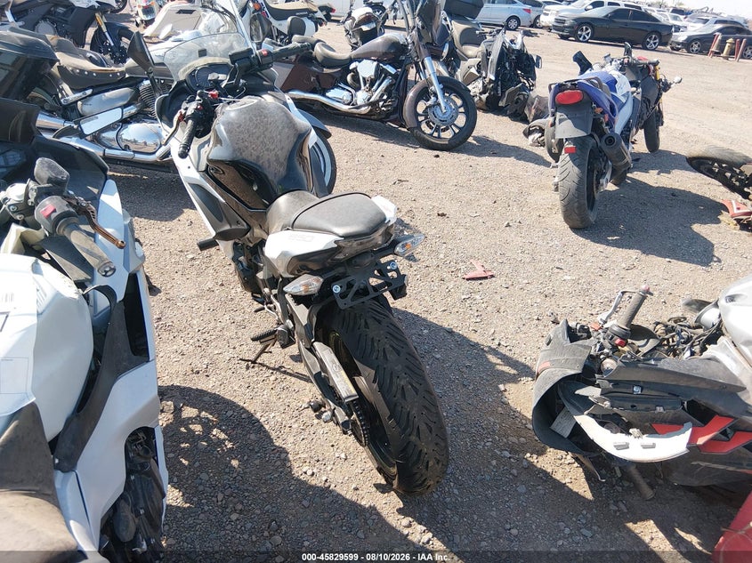 2019 Kawasaki Ninja VIN JKAEXEK13KDA33443 IAAI salvage auction — FRONT END, Clear-Dealer Only (Arizona), sold $1,675 on 2026-09-04 (photo 3)