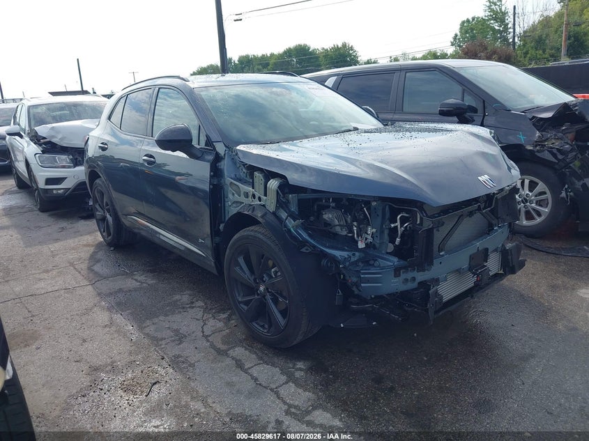 2026 Buick Envision VIN LRBFZPR48TD019759 IAAI salvage auction — FRONT END, Wait Title, sold $9,500 on 2026-09-01 (photo 1)