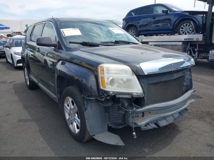 2015 Gmc Terrain VIN 2GKALMEK4F6307754 IAAI salvage auction — LEFT FRONT, Salvage Title, sold $1,200 on 2026-08-28 (photo 1)
