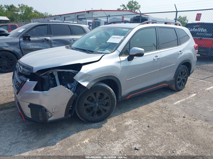 2023 Subaru Forester VIN JF2SKAJCXPH515859 IAAI salvage auction — LEFT FRONT, Salvage (Idaho), sold $8,950 on 2026-08-25 (photo 2)