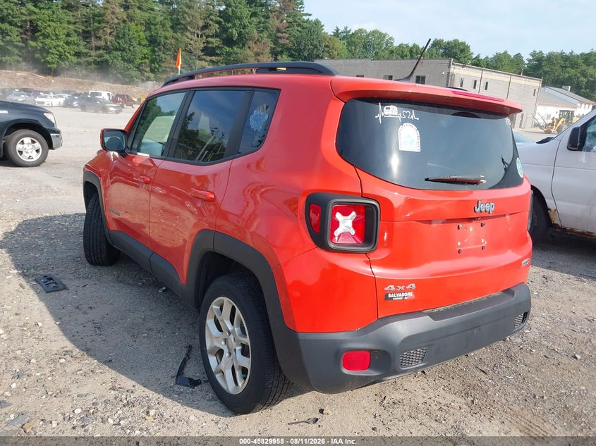 2015 Jeep Renegade VIN ZACCJBBT3FPC40966 IAAI salvage auction — FRESH WATER, Salvage Title, sold $650 on 2026-08-21 (photo 3)