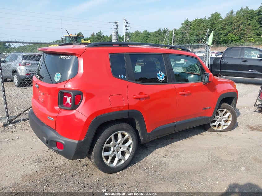 2015 Jeep Renegade VIN ZACCJBBT3FPC40966 IAAI salvage auction — FRESH WATER, Salvage Title, sold $650 on 2026-08-21 (photo 4)