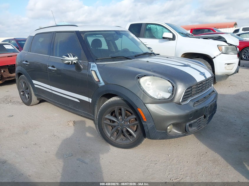 2011 Mini Cooper VIN WMWZC3C58BWH97749 IAAI salvage auction — NORMAL WEAR, Original (Texas), sold $1,100 on 2026-08-19 (photo 1)