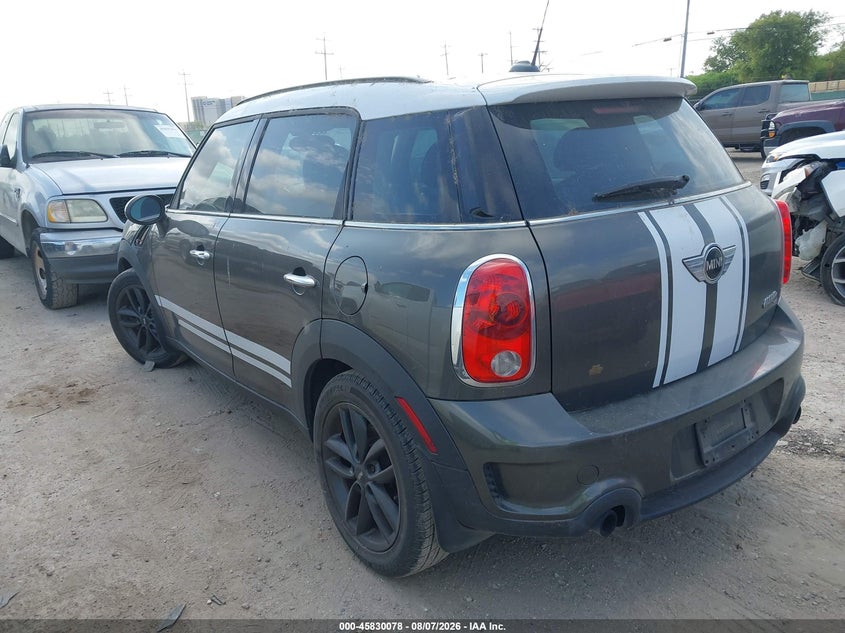 2011 Mini Cooper VIN WMWZC3C58BWH97749 IAAI salvage auction — NORMAL WEAR, Original (Texas), sold $1,100 on 2026-08-19 (photo 3)