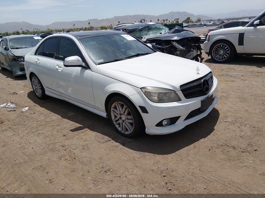 2008 Mercedes-benz C class VIN WDDGF54X28F079820 IAAI salvage auction — NORMAL WEAR, Clear-Dealer Only (Arizona), sold $200 on 2026-08-18 (photo 1)