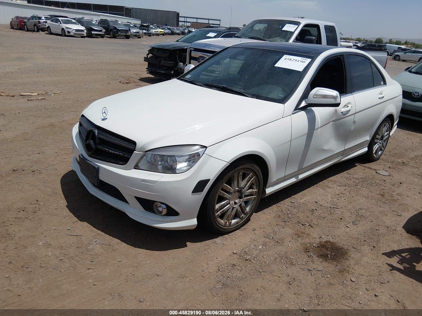 2008 Mercedes-benz C class VIN WDDGF54X28F079820 IAAI salvage auction — NORMAL WEAR, Clear-Dealer Only (Arizona), sold $200 on 2026-08-18 (photo 2)