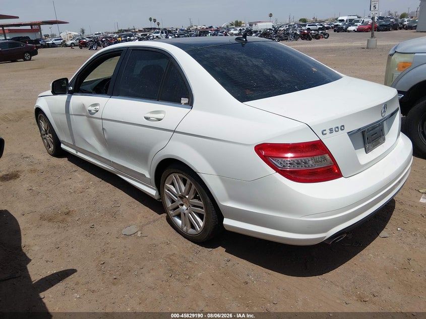 2008 Mercedes-benz C class VIN WDDGF54X28F079820 IAAI salvage auction — NORMAL WEAR, Clear-Dealer Only (Arizona), sold $200 on 2026-08-18 (photo 3)