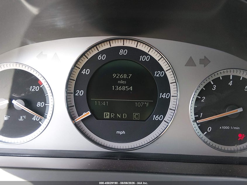 2008 Mercedes-benz C class VIN WDDGF54X28F079820 IAAI salvage auction — NORMAL WEAR, Clear-Dealer Only (Arizona), sold $200 on 2026-08-18 (photo 7)