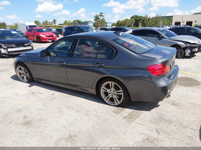 2015 BMW 3er VIN WBA3B5C57FF963394 IAAI salvage auction — RIGHT FRONT, Wait Title, sold $1,600 on 2026-10-08 (photo 3)
