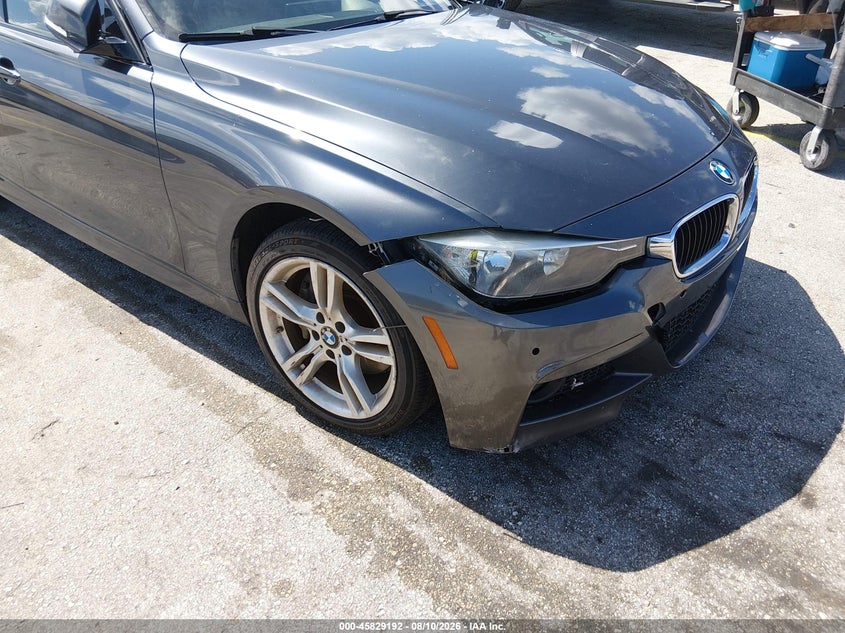 2015 BMW 3er VIN WBA3B5C57FF963394 IAAI salvage auction — RIGHT FRONT, Wait Title, sold $1,600 on 2026-10-08 (photo 6)