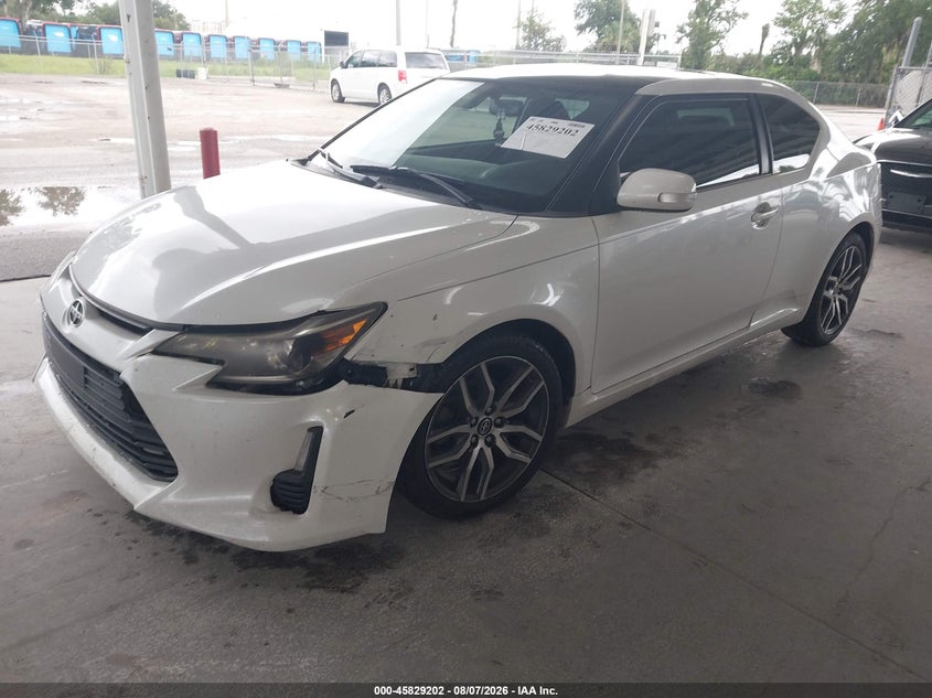 2015 Scion Tc VIN JTKJF5C74F3090570 IAAI salvage auction — FRONT & REAR, Rebuildable (Florida), sold $225 on 2026-09-14 (photo 2)