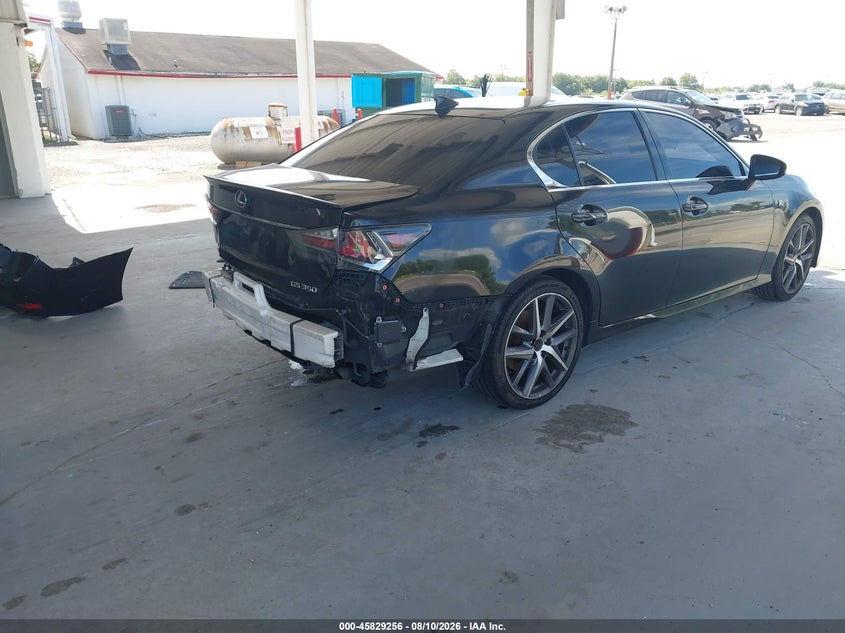 2018 Lexus Gs VIN JTHBZ1BL6JA012689 IAAI salvage auction — REAR END, Rebuildable (Florida), sold $9,850 on 2026-09-02 (photo 4)