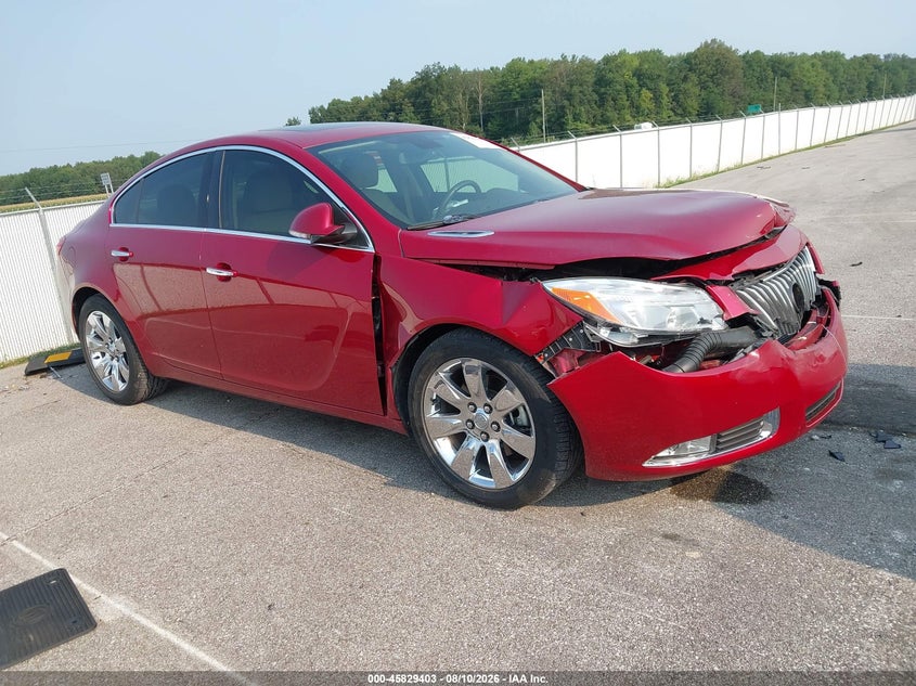 2013 Buick Regal VIN 2G4GS5EV0D9155343 IAAI salvage auction — FRONT END, Salvage (Indiana), sold $1,000 on 2026-09-06 (photo 1)