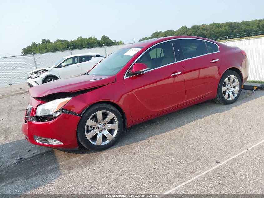 2013 Buick Regal VIN 2G4GS5EV0D9155343 IAAI salvage auction — FRONT END, Salvage (Indiana), sold $1,000 on 2026-09-06 (photo 2)