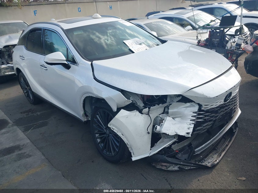 2026 Lexus Rx VIN 2T2BBMCA2TC111119 IAAI salvage auction — RIGHT SIDE, Salvage Certificate (California), sold $25,700 on 2026-09-09 (photo 1)