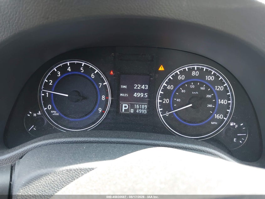 2012 Infiniti G VIN JN1CV6AR9CM673674 IAAI salvage auction — NORMAL WEAR, Clear (Kansas), sold $13,100 on 2026-08-26 (photo 7)