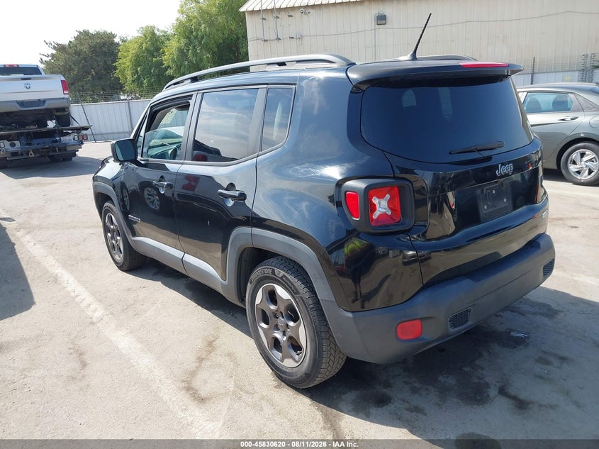 2015 Jeep Renegade VIN ZACCJABH9FPB90015 IAAI salvage auction — NORMAL WEAR, Salvage Title, sold $650 on 2026-08-18 (photo 3)