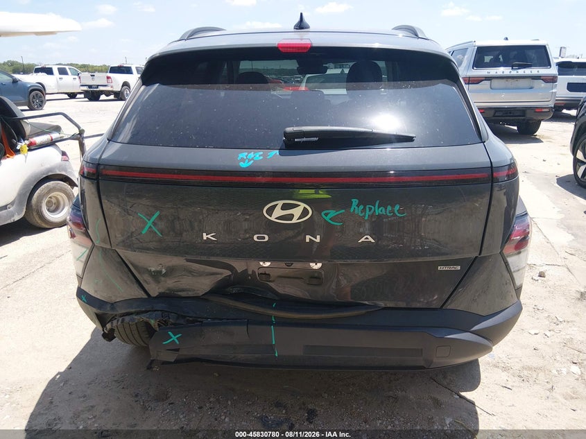 2025 Hyundai Kona VIN KM8HBCABXSU283965 IAAI salvage auction — REAR END, Enterprise Vehicles Clear Only (Maryland), sold $11,750 on 2026-08-17 (photo 6)