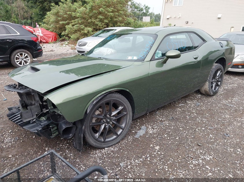 2021 Dodge Challenger VIN 2C3CDZKG3MH560892 IAAI salvage auction — FRONT END, Salvage Title, sold $4,250 on 2026-09-15 (photo 2)