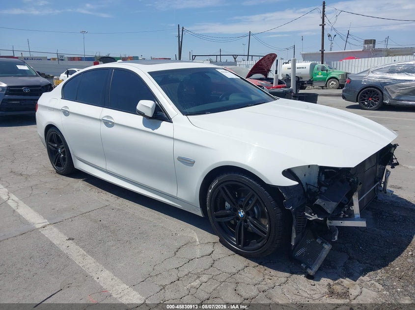 2016 BMW 5er VIN WBA5B1C54GG554413 IAAI salvage auction — FRONT END, Salvage Title, sold $2,600 on 2026-08-22 (photo 1)