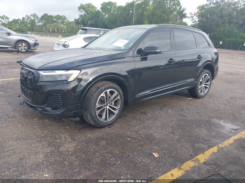 2025 Audi Q7 VIN WA1LCBF7XSD000856 IAAI salvage auction — Right Side, Salvage, sold $20,000 on 2026-10-19 (photo 2)