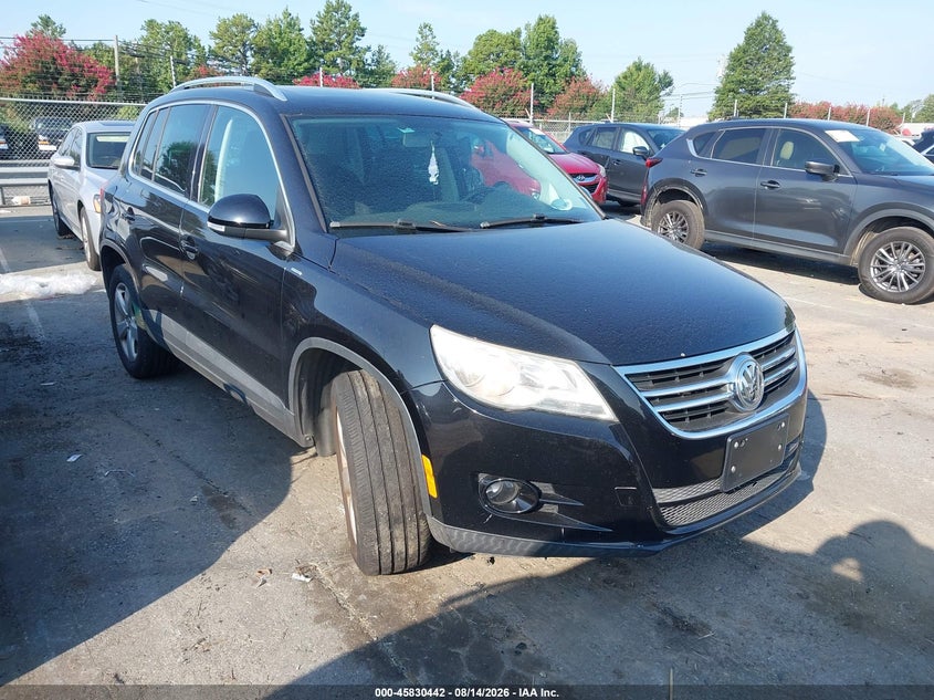 2010 Volkswagen Tiguan VIN WVGBV7AX8AW524988 IAAI salvage auction — NORMAL WEAR, Clear-Dealer Only (North Carolina), sold $250 on 2026-08-17 (photo 1)