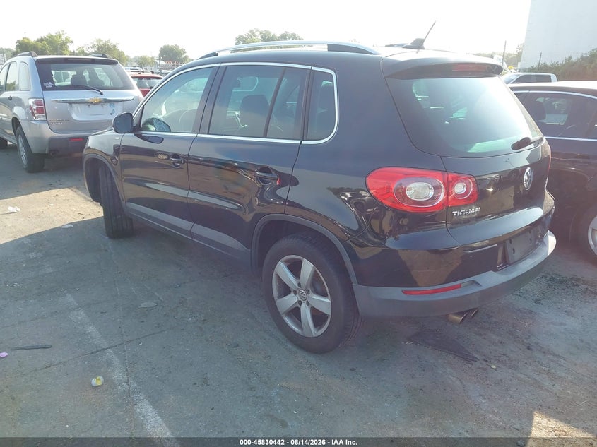 2010 Volkswagen Tiguan VIN WVGBV7AX8AW524988 IAAI salvage auction — NORMAL WEAR, Clear-Dealer Only (North Carolina), sold $250 on 2026-08-17 (photo 3)