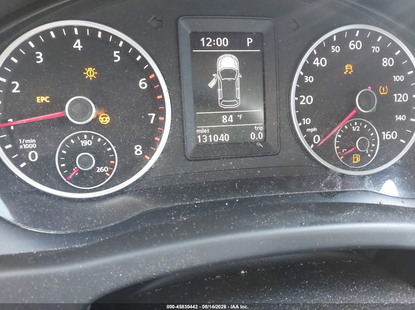 2010 Volkswagen Tiguan VIN WVGBV7AX8AW524988 IAAI salvage auction — NORMAL WEAR, Clear-Dealer Only (North Carolina), sold $250 on 2026-08-17 (photo 7)