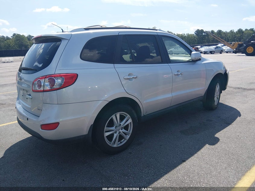2012 Hyundai Santa fe VIN 5XYZK4AG5CG095805 IAAI salvage auction — LEFT FRONT, Salvage (South Carolina), sold $1,500 on 2026-08-28 (photo 4)