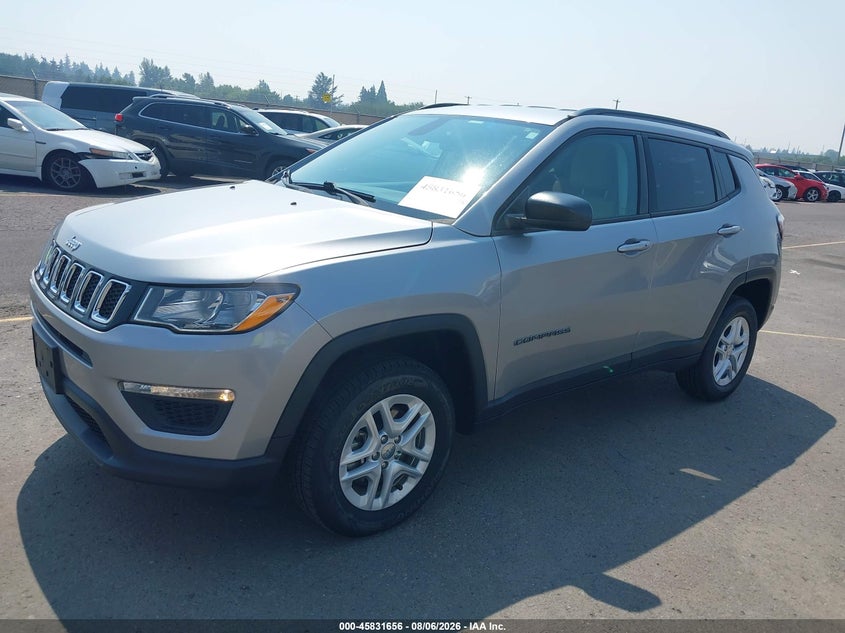 2018 Jeep Compass VIN 3C4NJDAB6JT392299 IAAI salvage auction — NORMAL WEAR, SF97 (Oregon), sold $11,350 on 2026-08-26 (photo 2)