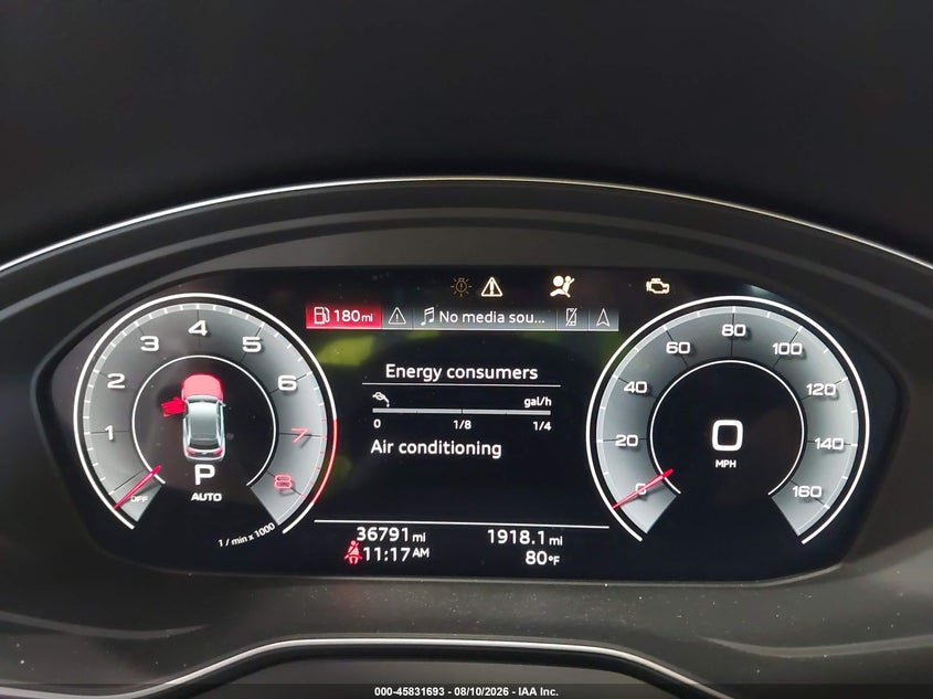 2021 Audi Q5 VIN WA1BAAFY3M2065096 IAAI salvage auction — FRONT END, Salvage Title, sold $12,800 on 2026-09-05 (photo 7)