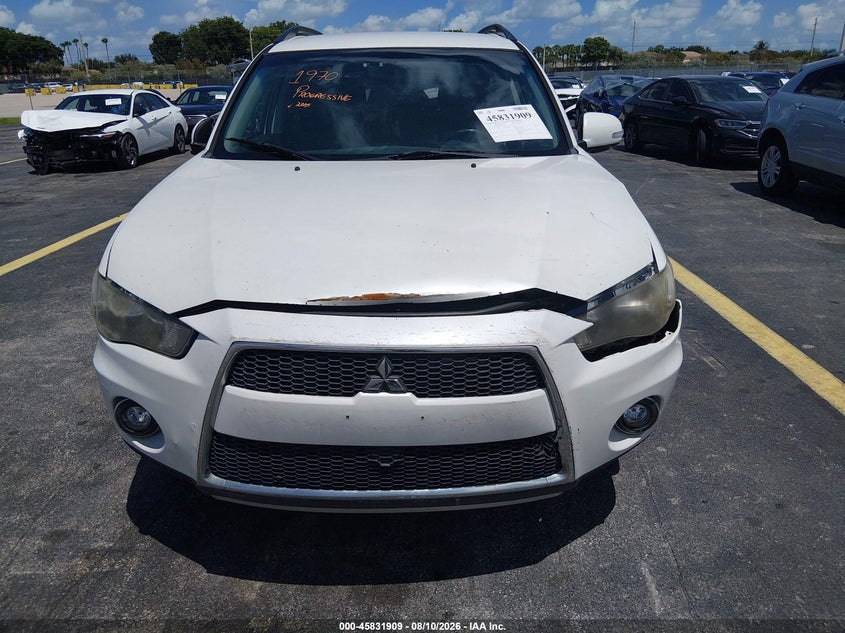 2011 Mitsubishi Outlander VIN JA4JT3AW3BU007305 IAAI salvage auction — FRONT END, Rebuildable (Florida), sold $425 on 2026-08-21 (photo 6)