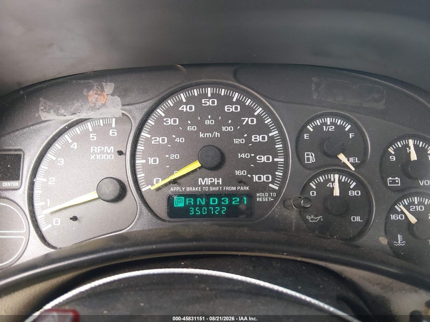 2000 Gmc Sierra 1500 VIN 2GTEC19TXY1328414 IAAI salvage auction — NORMAL WEAR, Clear (Tennessee), sold $800 on 2026-09-01 (photo 7)
