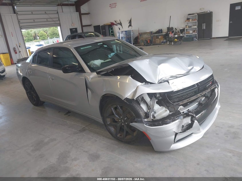 2021 Dodge Charger VIN 2C3CDXBG2MH533719 IAAI salvage auction — FRONT END, Wait Title, sold $3,700 on 2026-09-07 (photo 1)