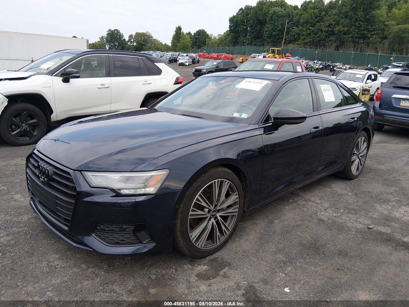 2021 Audi A6 VIN WAUD3AF27MN056515 IAAI salvage auction — RIGHT SIDE, Salvage Title, sold $11,900 on 2026-09-10 (photo 2)