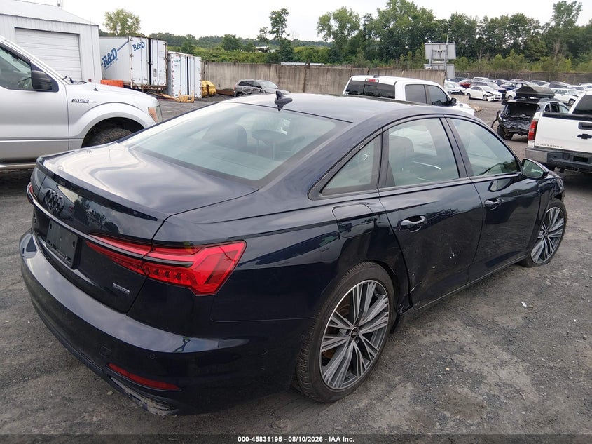 2021 Audi A6 VIN WAUD3AF27MN056515 IAAI salvage auction — RIGHT SIDE, Salvage Title, sold $11,900 on 2026-09-10 (photo 4)