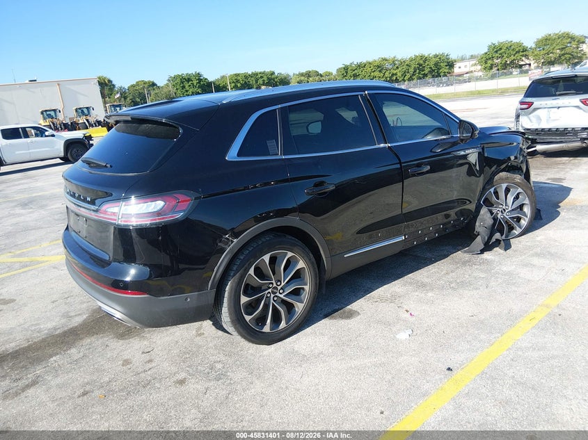 2022 Lincoln Nautilus VIN 2LMPJ6K95NBL08068 IAAI salvage auction — SIDE, Wait Title, sold $10,825 on 2026-09-03 (photo 4)