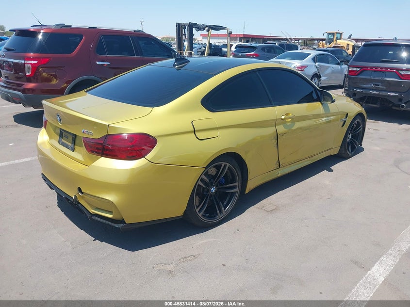 2015 BMW M4 VIN WBS3R9C50FK329401 IAAI salvage auction — SIDE, Salvage (Arizona), sold $9,300 on 2026-09-05 (photo 4)