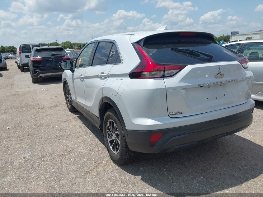 2022 Mitsubishi ECLIPSE VIN JA4ASUAA0NZ017830 IAAI salvage auction — NORMAL WEAR, Original (Texas), sold $2,500 on 2026-09-09 (photo 3)