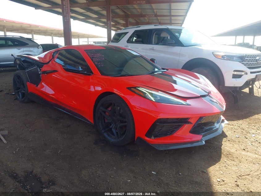 2020 Chevrolet Corvette VIN 1G1Y72D42L5108790 — IAAI salvage auction photo