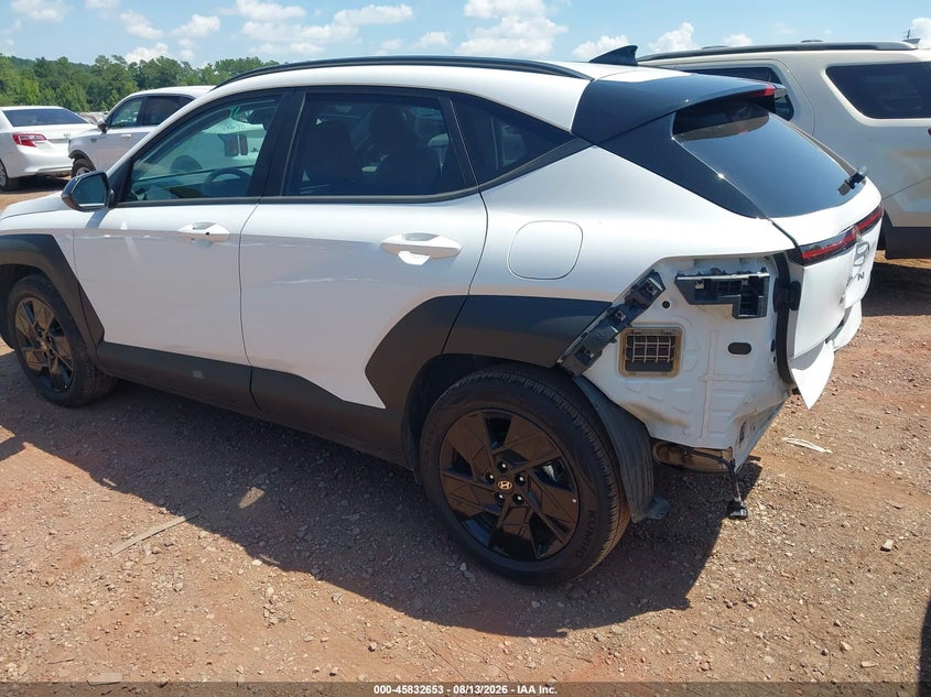 2026 Hyundai Kona VIN KM8HF3AB3TU360648 IAAI salvage auction — REAR END, Enterprise Vehicles Clear Only (Oklahoma), sold $13,200 on 2026-08-19 (photo 3)